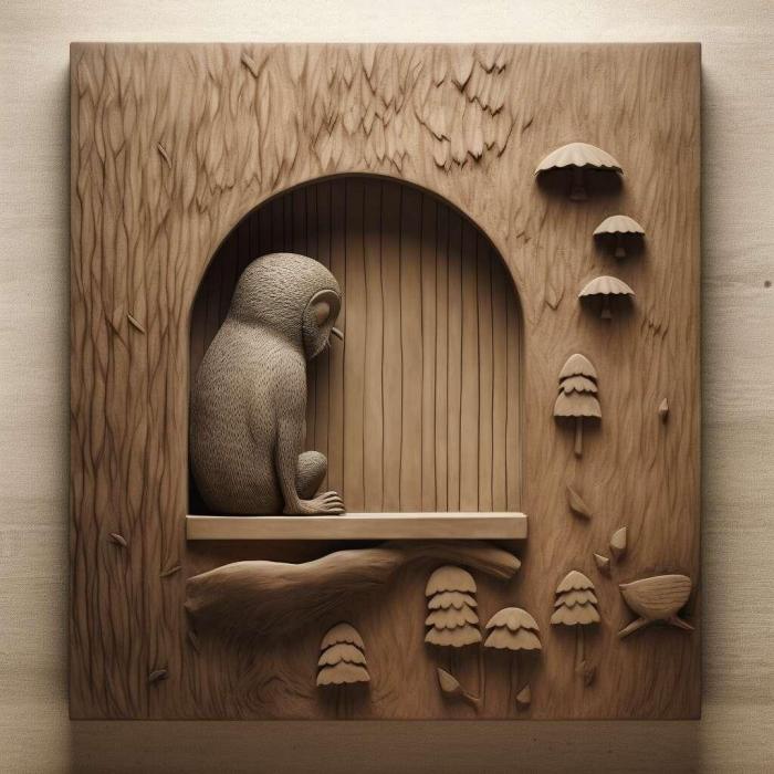 نموذج ثلاثي الأبعاد لآلة CNC 3D Art 